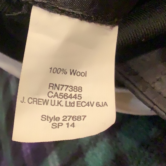 J Crew 1035 Super 120’s Extra Long - Picture 5 of 5